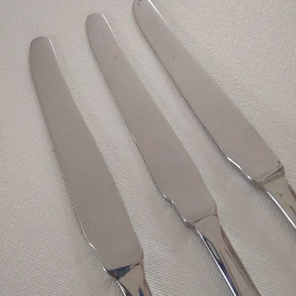 Ikea Natt 3 Dinner Knives Glossy